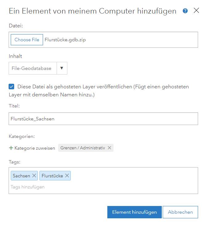 Geodatabase in ArcGIS Online 