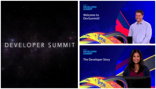 Titelbild der Developer Summit Playlist zeigt Speaker der Eröffnungsreden
