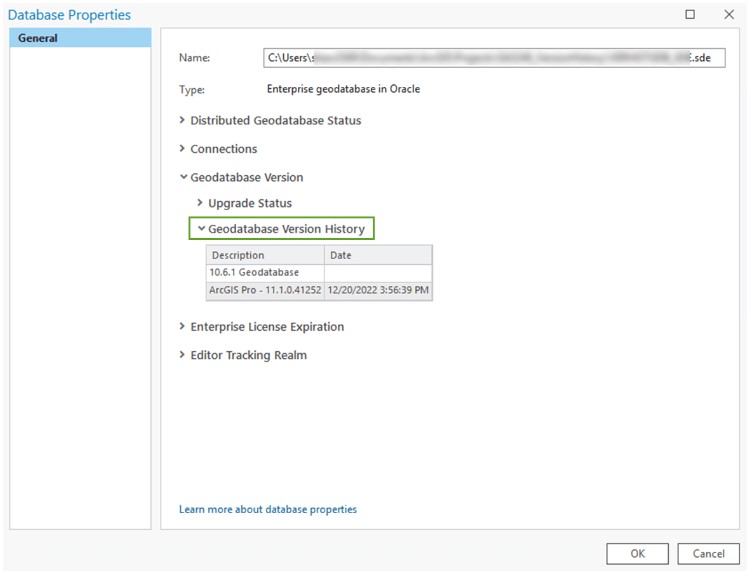 Versionsverlauf der Geodatabase in ArcGIS Pro 3.1 einsehen