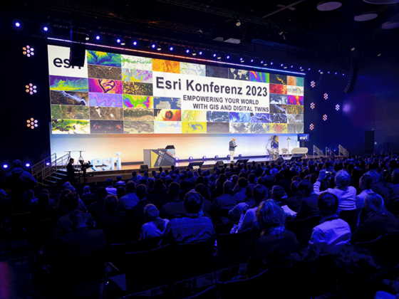 Eröffnung der Esri Konferenz 2023 in Bonn