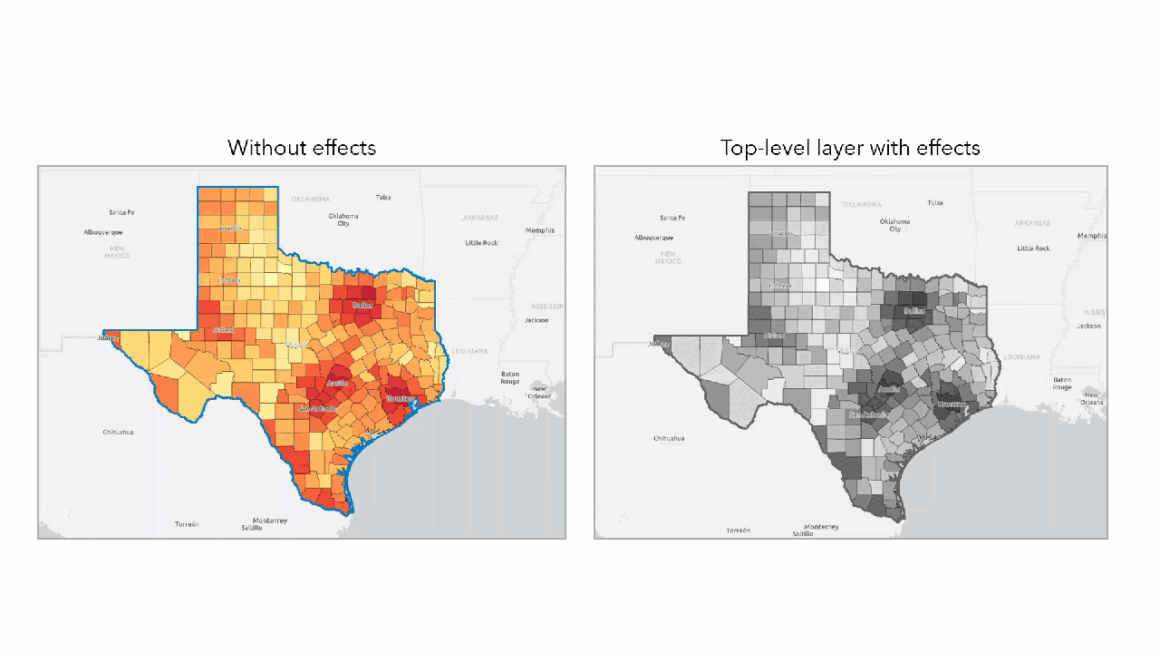 Übergeordneter Layer mit Effekten