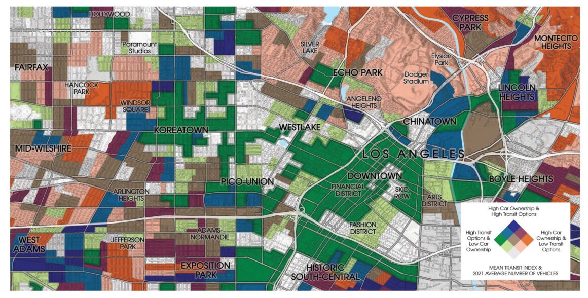 Karte von Los Angeles